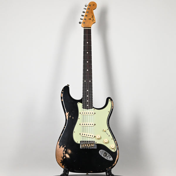 Fender Custom Shop Limited Edition 1962 Stratocaster w/ Handwound 60/63 Pickups, Heavy Relic- Black 2025 (CZ589459)