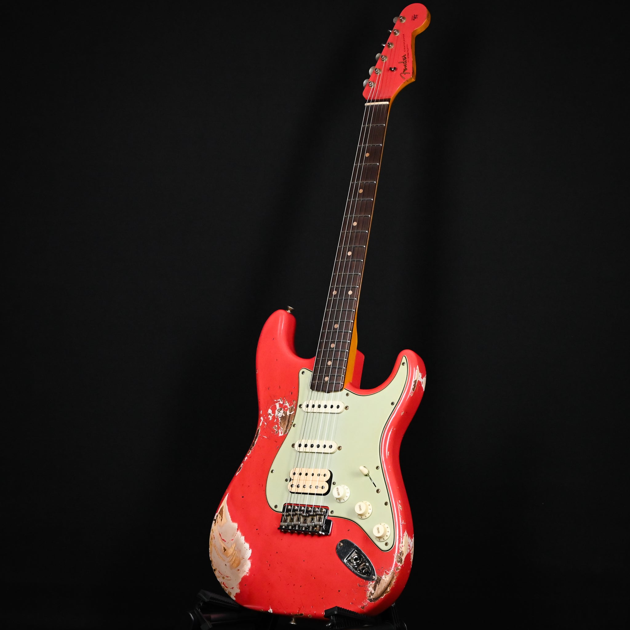 Fender Custom Shop '62 Stratocaster HSS w/ Painted Headcap, Heavy Relic- Fiesta Red 2026 (R147346)