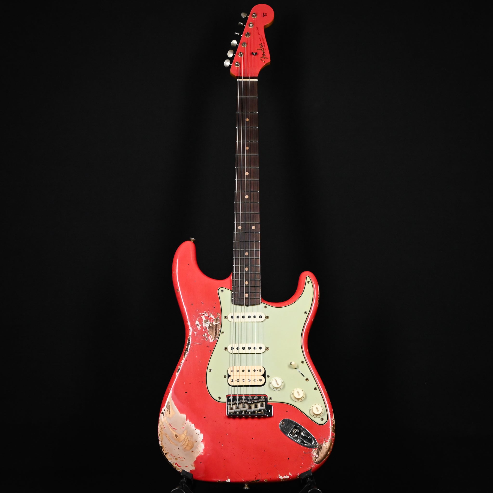 Fender Custom Shop '62 Stratocaster HSS w/ Painted Headcap, Heavy Relic- Fiesta Red 2026 (R147346)