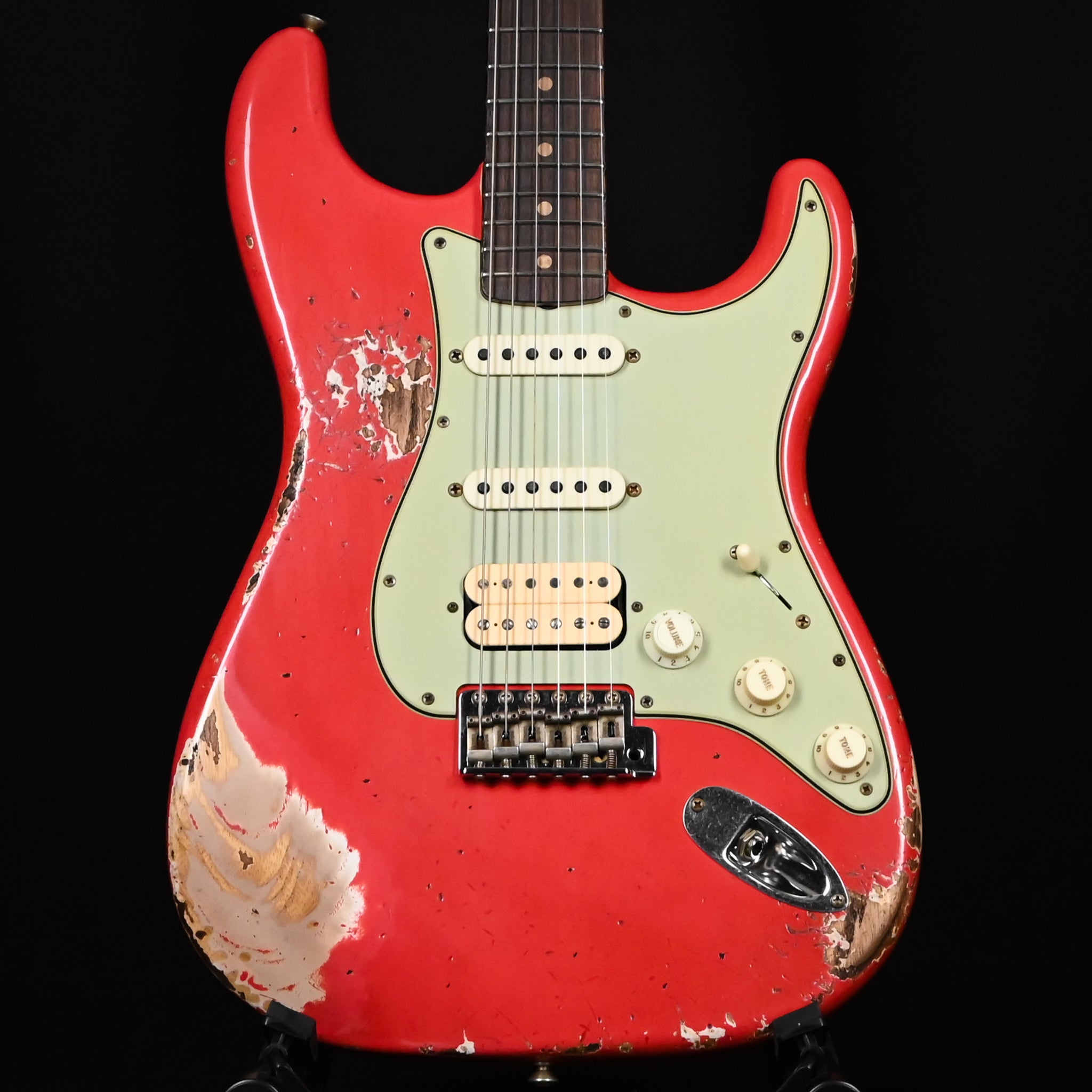 Fender Custom Shop '62 Stratocaster HSS w/ Painted Headcap, Heavy Relic- Fiesta Red 2026 (R147346)