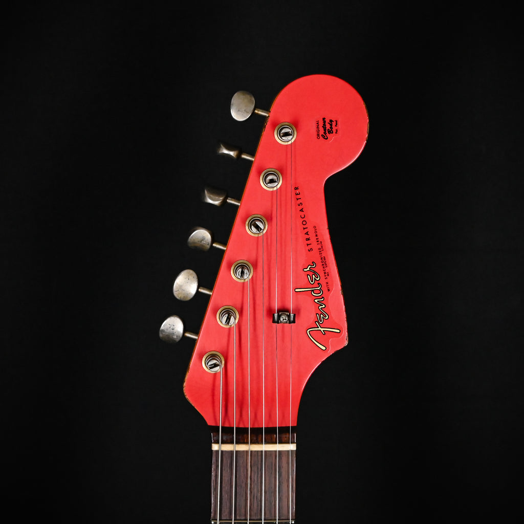 Fender Custom Shop '62 Stratocaster HSS w/ Painted Headcap, Heavy Relic- Fiesta Red 2026 (R147346)