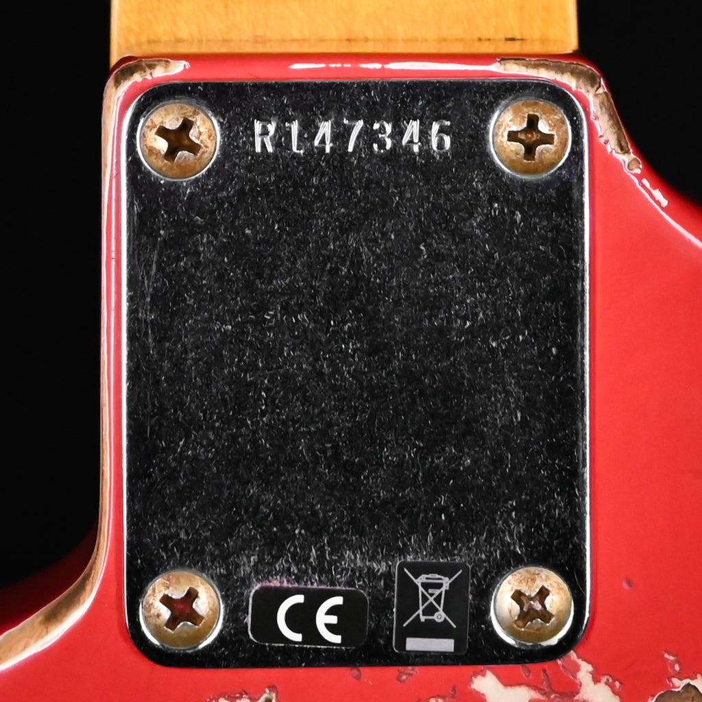 Fender Custom Shop '62 Stratocaster HSS w/ Painted Headcap, Heavy Relic- Fiesta Red 2026 (R147346)