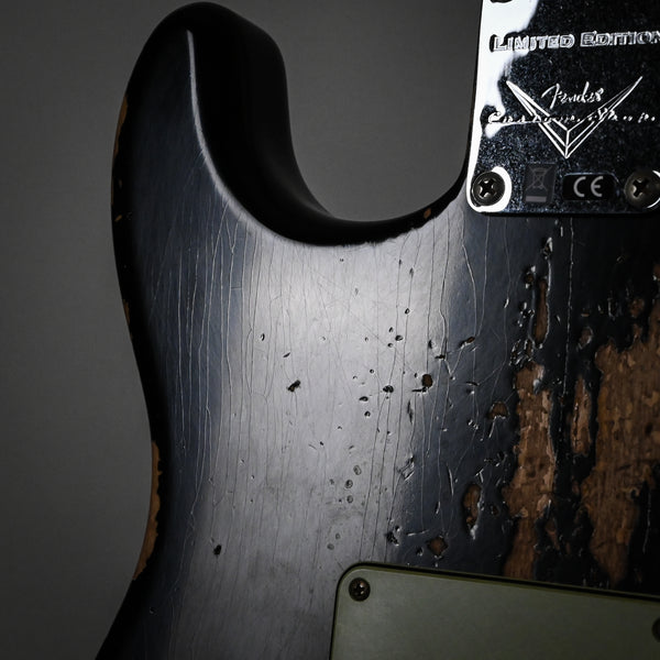 Fender Custom Shop Limited Edition 1962 Stratocaster w/ Handwound 60/63 Pickups, Heavy Relic- Black 2025 (CZ589459)