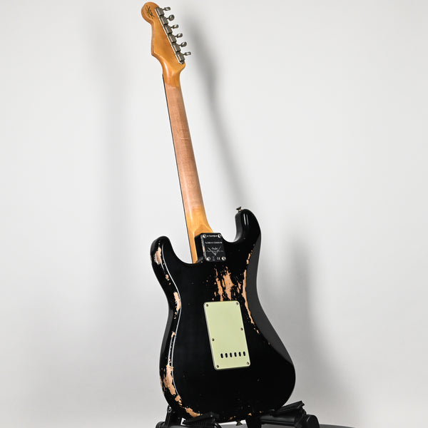 Fender Custom Shop Limited Edition 1962 Stratocaster w/ Handwound 60/63 Pickups, Heavy Relic- Black 2025 (CZ589459)
