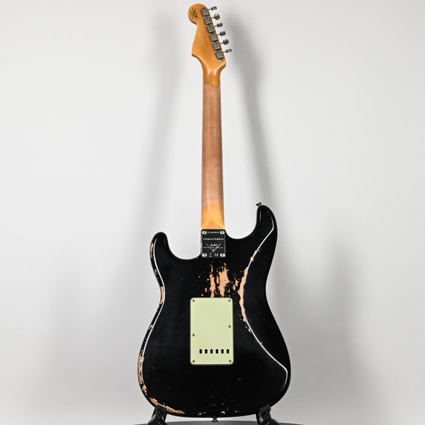 Fender Custom Shop Limited Edition 1962 Stratocaster w/ Handwound 60/63 Pickups, Heavy Relic- Black 2025 (CZ589459)