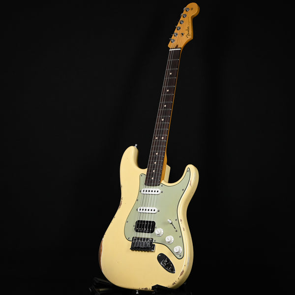 Fender Custom Shop Deluxe Stratocaster w/ Seymour Duncan SH4B Humbucker, Relic/ Closet Classic Hardware- Aged Vintage White 2025 (R146312)