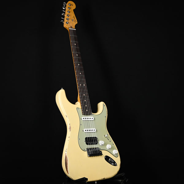 Fender Custom Shop Deluxe Stratocaster w/ Seymour Duncan SH4B Humbucker, Relic/ Closet Classic Hardware- Aged Vintage White 2025 (R146312)