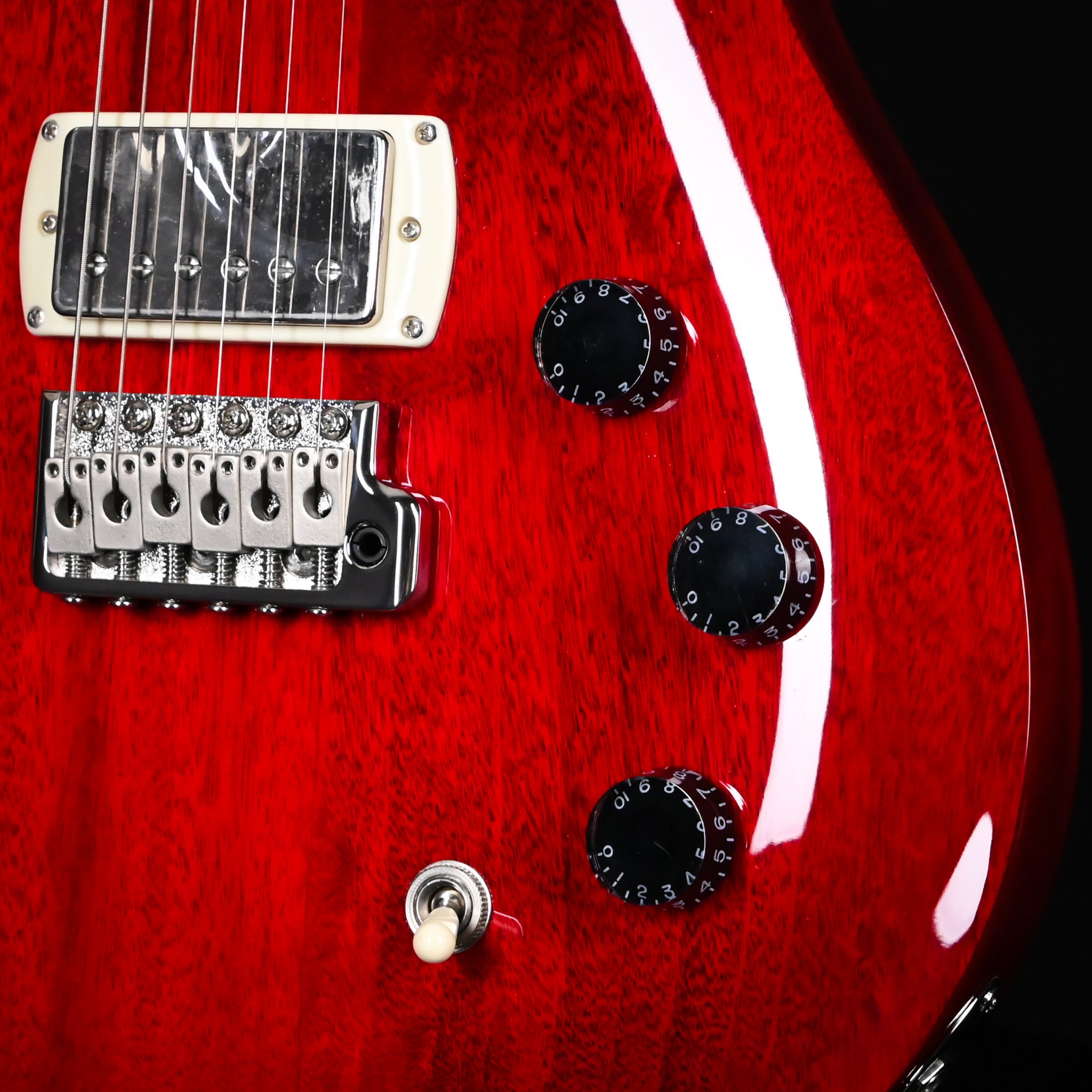 PRS SE DGT Standard David Grissom Electric Guitar - Vintage Cherry 2025 (CTIH089391)