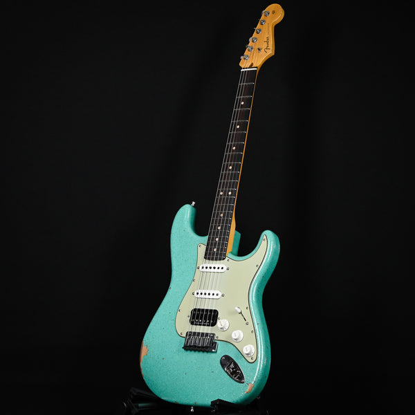 Fender Custom Shop Deluxe Stratocaster w/ Seymour Duncan SH4B Humbucker, Relic/ Closet Classic Hardware- Seafoam Green Sparkle 2025 (R148221)