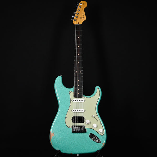 Fender Custom Shop Deluxe Stratocaster w/ Seymour Duncan SH4B Humbucker, Relic/ Closet Classic Hardware- Seafoam Green Sparkle 2025 (R148221)