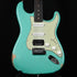 Fender Custom Shop Deluxe Stratocaster w/ Seymour Duncan SH4B Humbucker, Relic/ Closet Classic Hardware- Seafoam Green Sparkle 2025 (R148221)