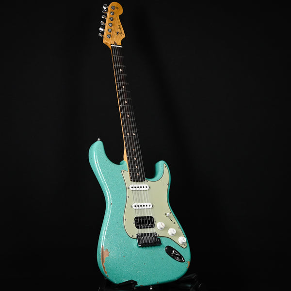 Fender Custom Shop Deluxe Stratocaster w/ Seymour Duncan SH4B Humbucker, Relic/ Closet Classic Hardware- Seafoam Green Sparkle 2025 (R148221)