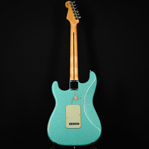 Fender Custom Shop Deluxe Stratocaster w/ Seymour Duncan SH4B Humbucker, Relic/ Closet Classic Hardware- Seafoam Green Sparkle 2025 (R148221)