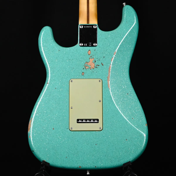 Fender Custom Shop Deluxe Stratocaster w/ Seymour Duncan SH4B Humbucker, Relic/ Closet Classic Hardware- Seafoam Green Sparkle 2025 (R148221)