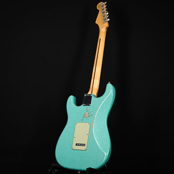 Fender Custom Shop Deluxe Stratocaster w/ Seymour Duncan SH4B Humbucker, Relic/ Closet Classic Hardware- Seafoam Green Sparkle 2025 (R148221)