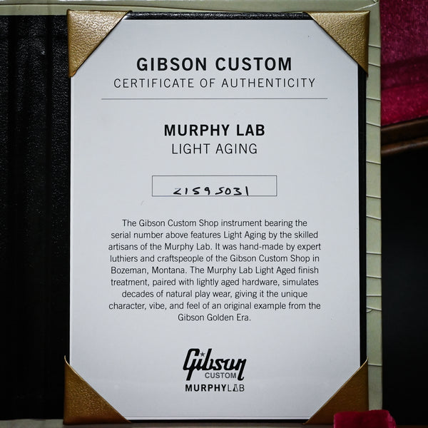 Gibson Custom 1955 J-45 Murphy Lab Light Aged Acoustic Guitar- Vintage Sunburst 2025 (21595031)
