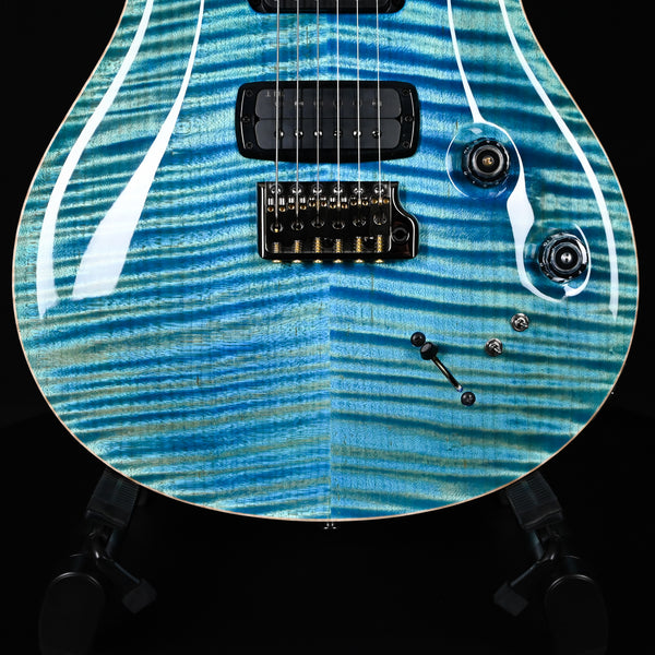 PRS Modern Eagle V Wood Library w/ 10-Top & Brazilian Rosewood Fingerboard Electric Guitar- Aquabluex 2025 (0414998)