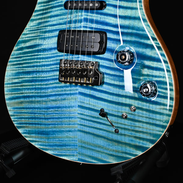 PRS Modern Eagle V Wood Library w/ 10-Top & Brazilian Rosewood Fingerboard Electric Guitar- Aquabluex 2025 (0414998)