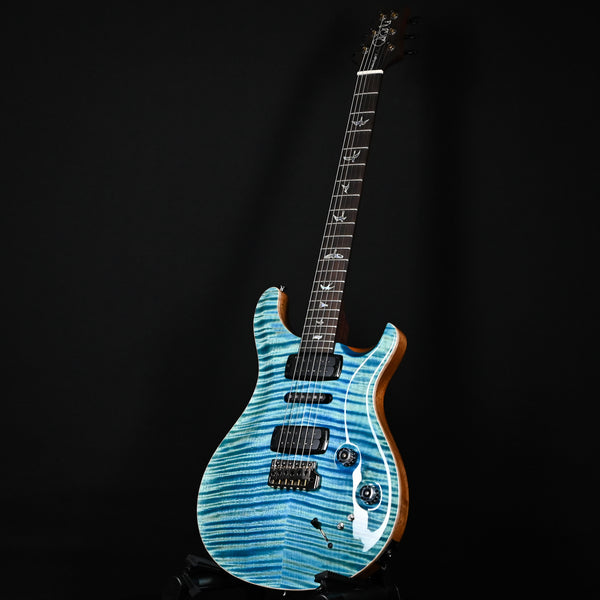 PRS Modern Eagle V Wood Library w/ 10-Top & Brazilian Rosewood Fingerboard Electric Guitar- Aquabluex 2025 (0414998)