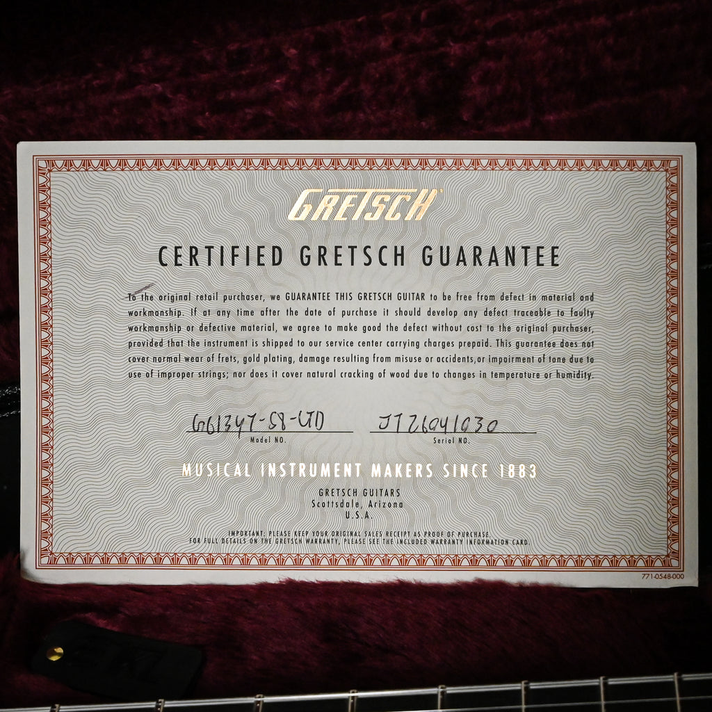 Gretsch G6134T-58 Limited Edition Penguin w/ String Thru Bigsby- Light Blue Pearl w/ Ebony Fingerboard 2026 (JT26041030)