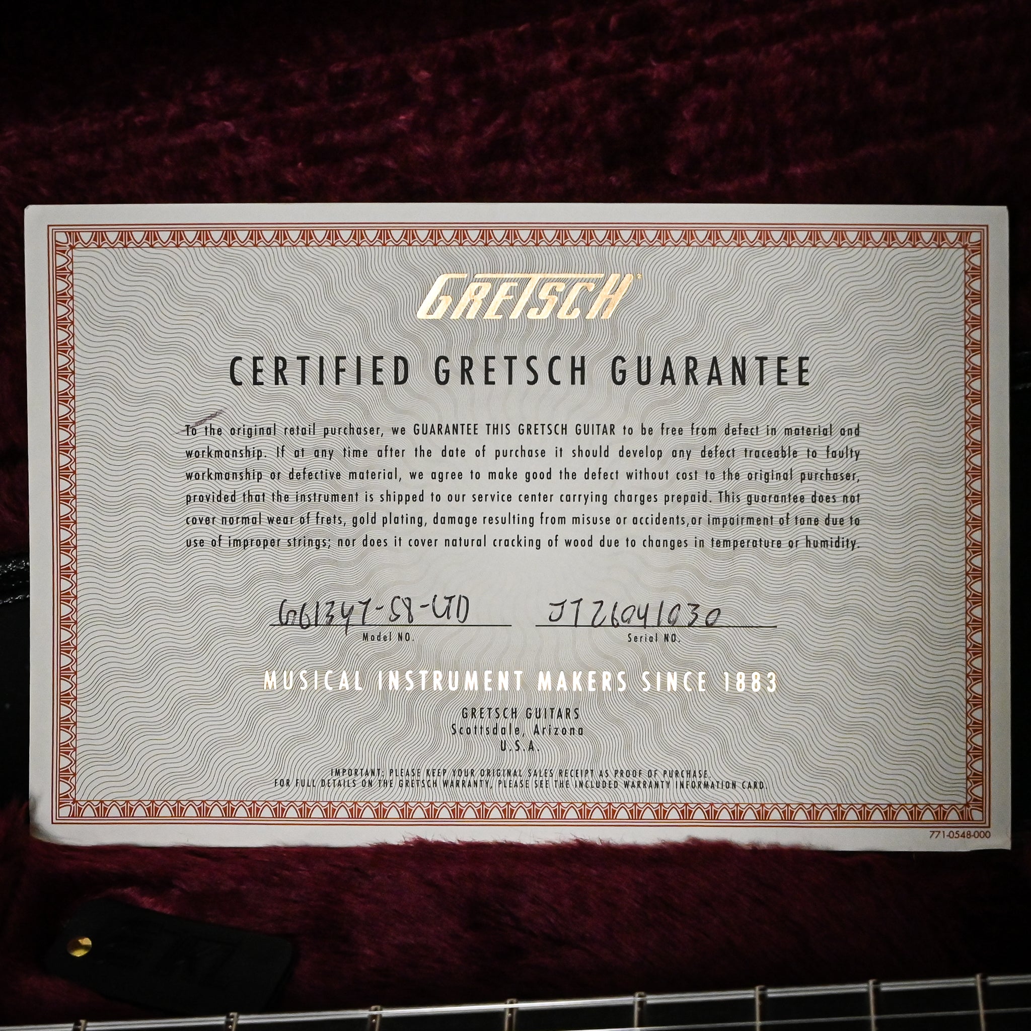 Gretsch G6134T-58 Limited Edition Penguin w/ String Thru Bigsby- Light Blue Pearl w/ Ebony Fingerboard 2026 (JT26041030)