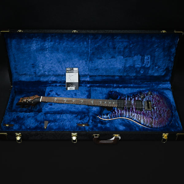 PRS Modern Eagle V Wood Library w/ 10-Top & Brazilian Rosewood Fingerboard Electric Guitar- Violet Blue Burst 2025 (0417997)