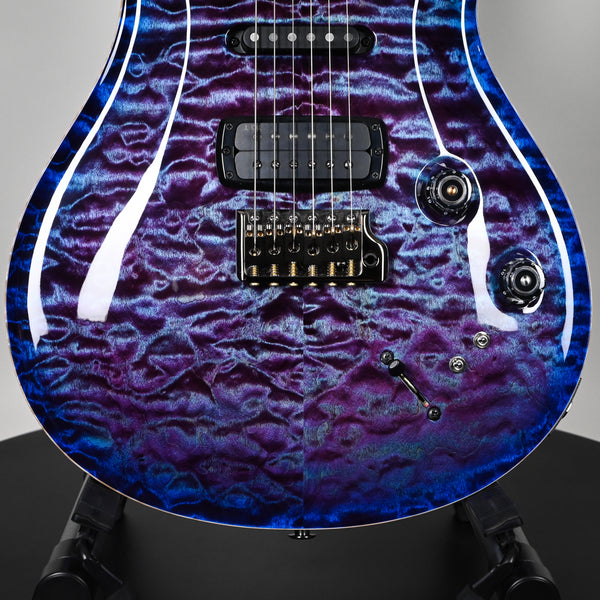 PRS Modern Eagle V Wood Library w/ 10-Top & Brazilian Rosewood Fingerboard Electric Guitar- Violet Blue Burst 2025 (0417997)