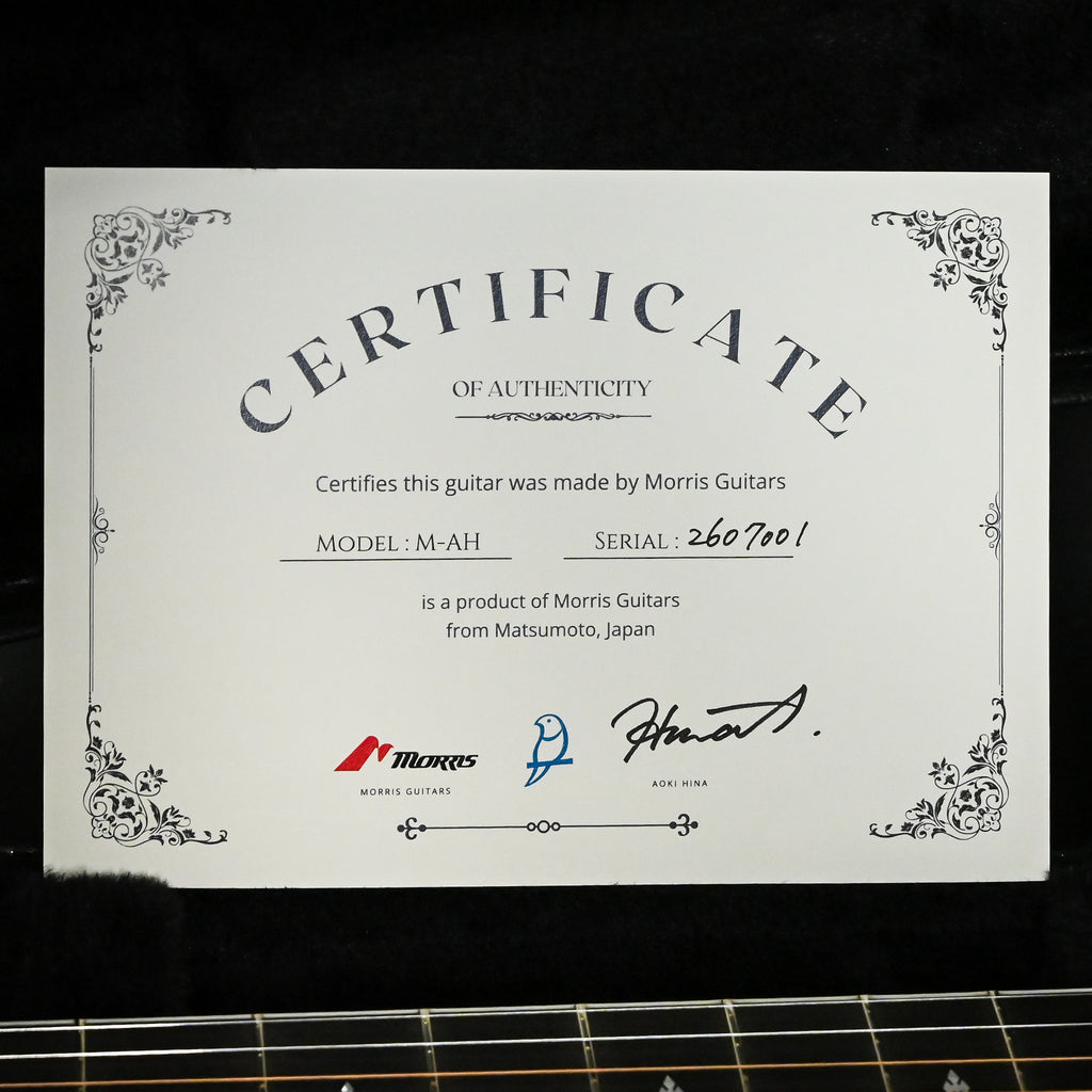 Morris M-AH Aoki Hina Signature- Natural 2026 (2607001)