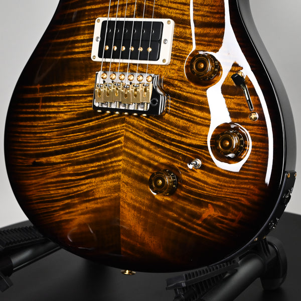 PRS Custom 24 Piezo w/ 10-Top Electric Guitar- Black Gold Wraparound Smokeburst 2024 (0393126)