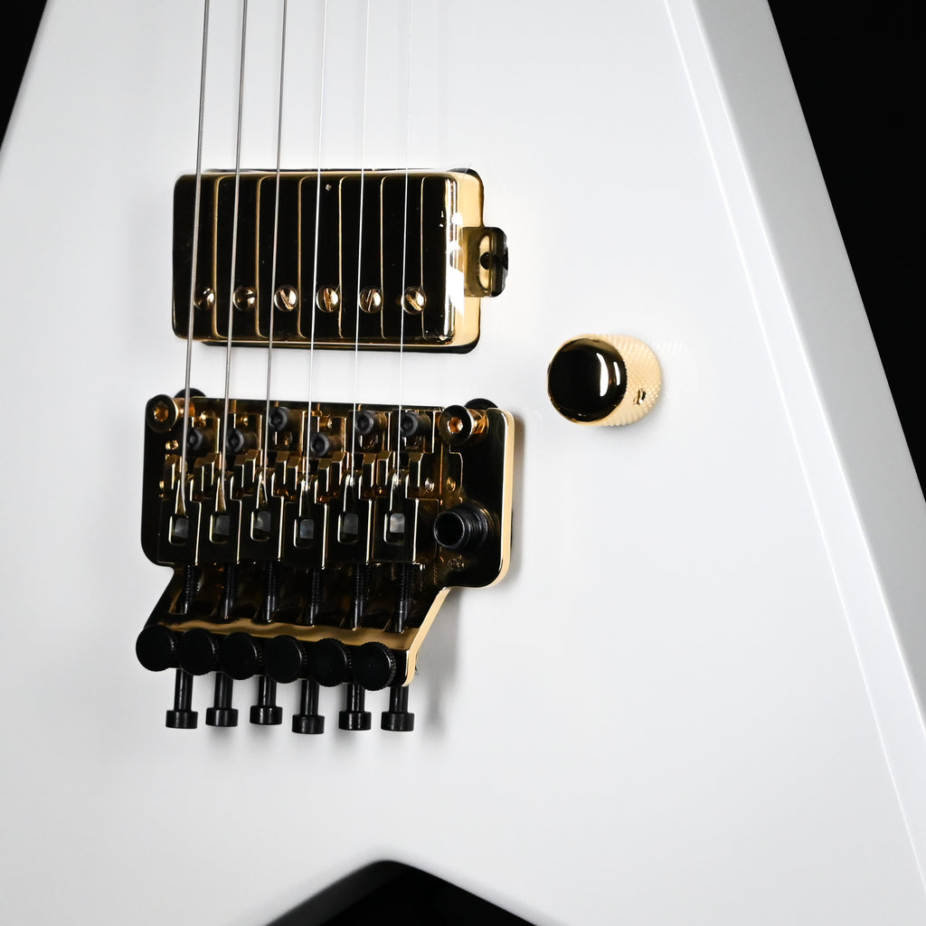 Jackson Custom Shop USA Randy Rhoads Special Edition NAMM 2025 w/ Gold Hardware- Snow White Pearl 2026 (RR4217)