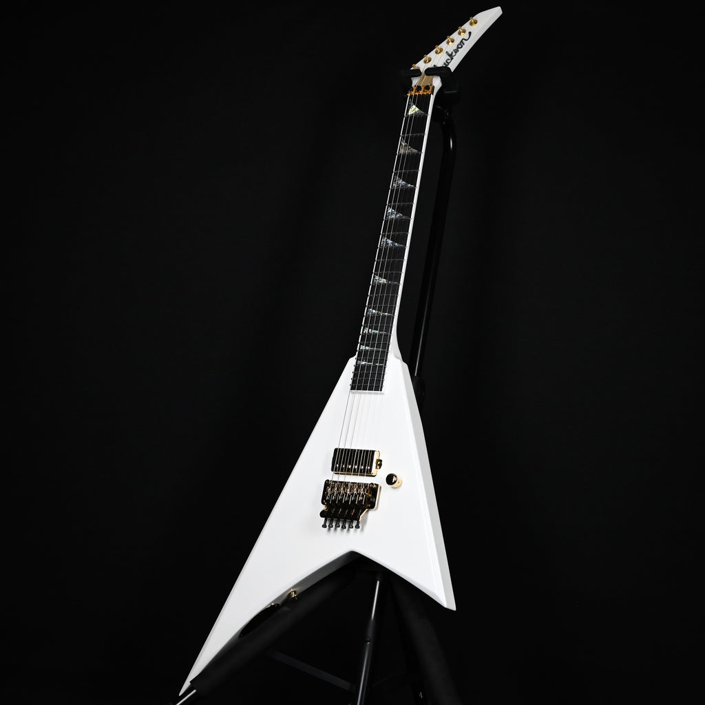 Jackson Custom Shop USA Randy Rhoads Special Edition NAMM 2025 w/ Gold Hardware- Snow White Pearl 2026 (RR4217)