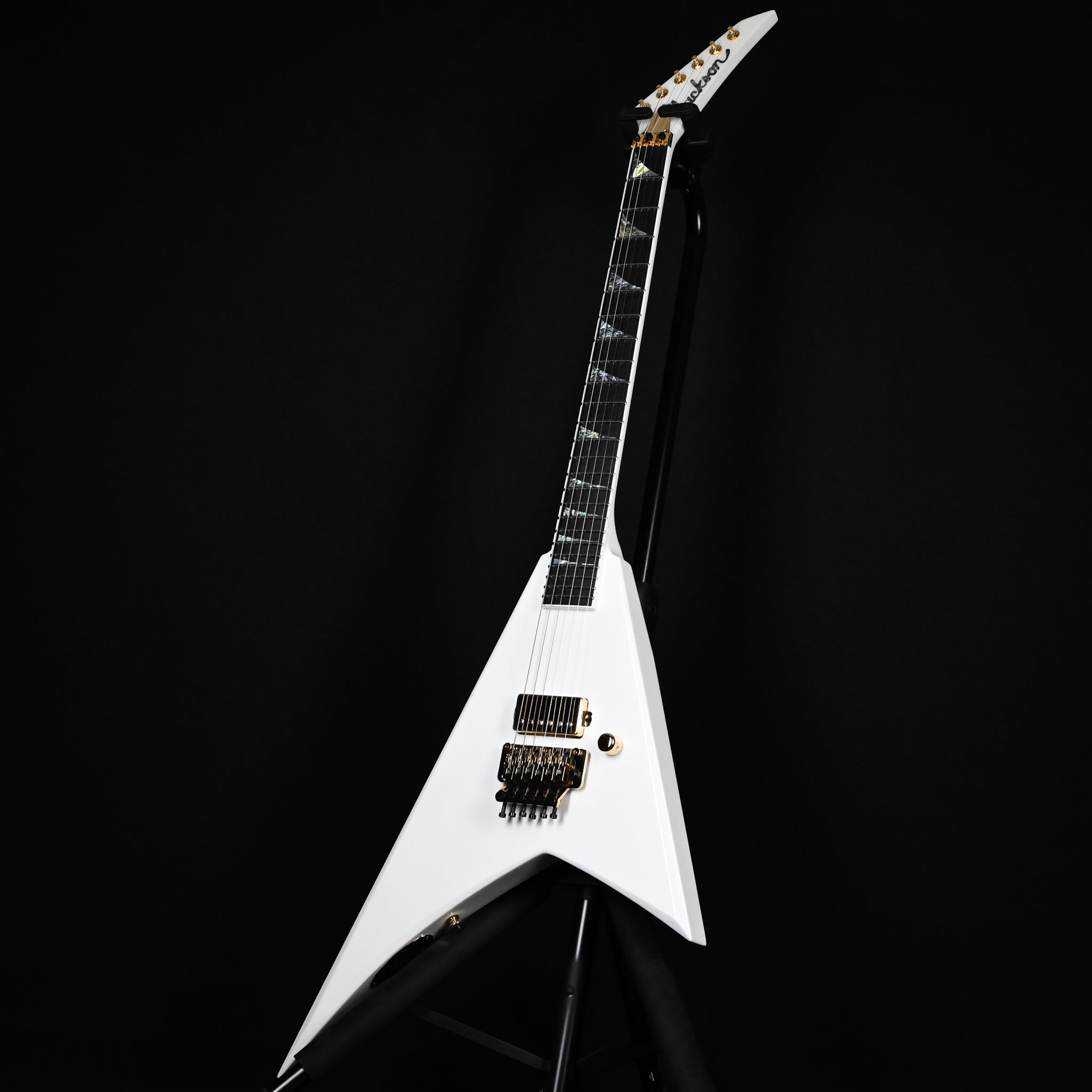 Jackson Custom Shop USA Randy Rhoads Special Edition NAMM 2025 w/ Gold Hardware- Snow White Pearl 2026 (RR4217)