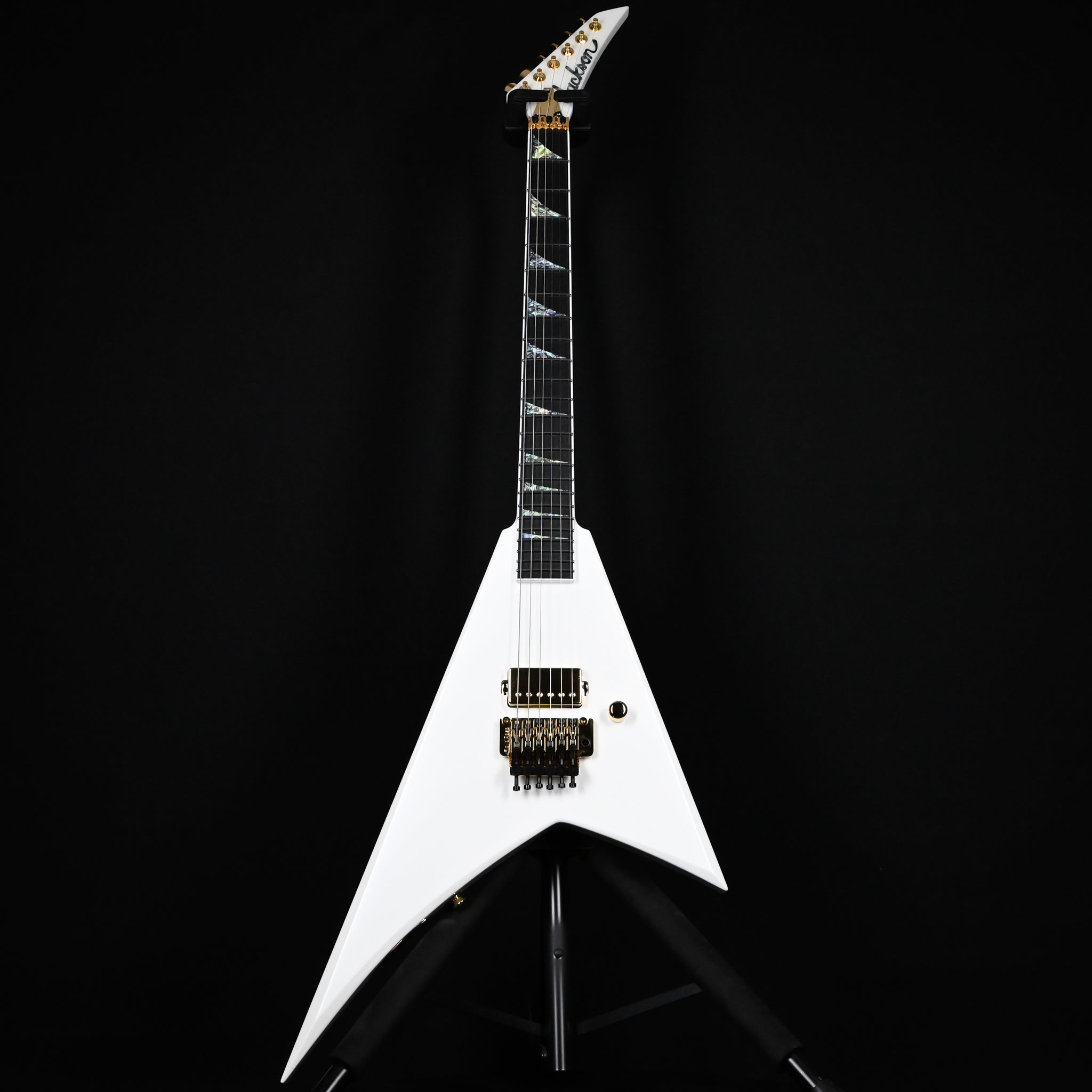 Jackson Custom Shop USA Randy Rhoads Special Edition NAMM 2025 w/ Gold Hardware- Snow White Pearl 2026 (RR4217)