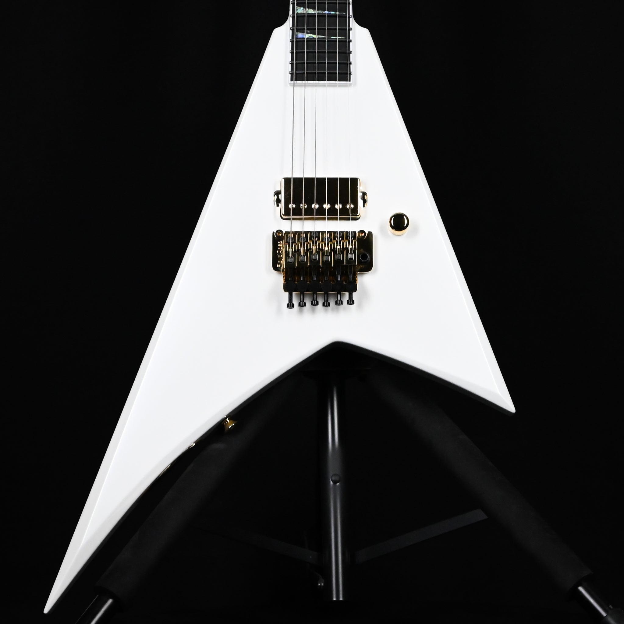 Jackson Custom Shop USA Randy Rhoads Special Edition NAMM 2025 w/ Gold Hardware- Snow White Pearl 2026 (RR4217)