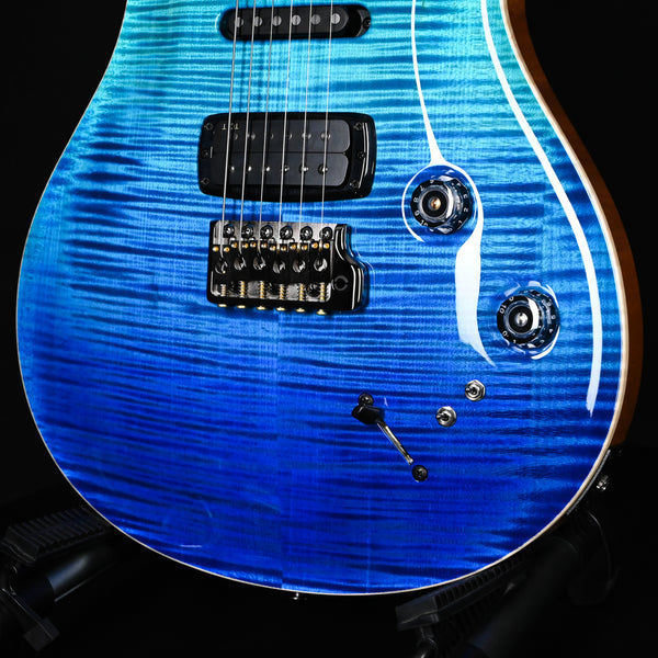 PRS Modern Eagle V Wood Library w/ 10-Top & Brazilian Rosewood Fingerboard Electric Guitar- Blue Fade 2025 (0416648)