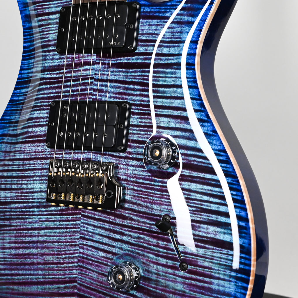PRS Custom 24 Wood Library w/ 10-Top, Brazilian Rosewood, & DMO Pickups- Violet Blue Burst 2026 (0431500)