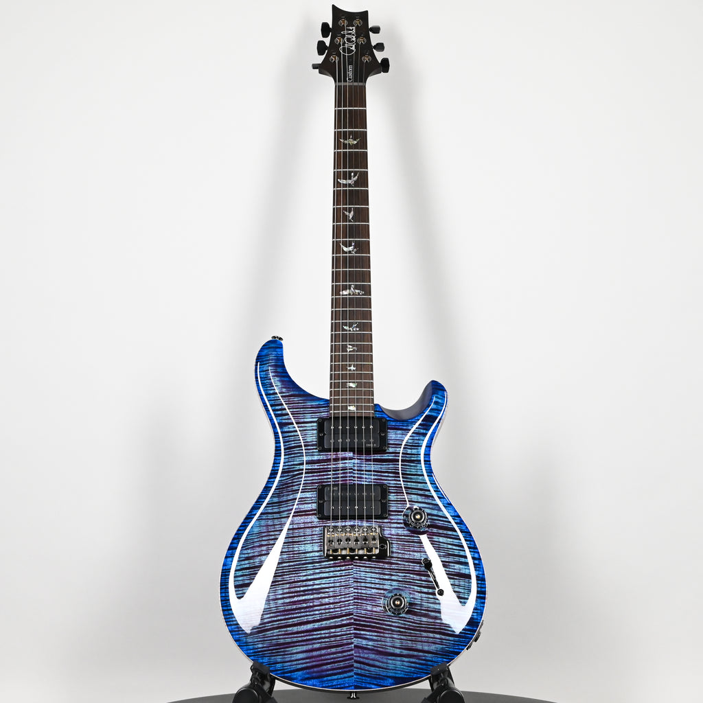 PRS Custom 24 Wood Library w/ 10-Top, Brazilian Rosewood, & DMO Pickups- Violet Blue Burst 2026 (0431500)