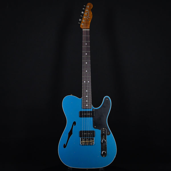 Fender Limited Edition Custom Shop P-90 Telecaster Thinline Journeyman Relic Faded Aged Lake Placid Blue 2023 (CZ567265)