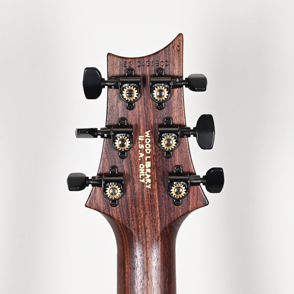 PRS Custom 24 Wood Library w/ 10-Top, Brazilian Rosewood, & DMO Pickups- Violet Blue Burst 2026 (0431500)