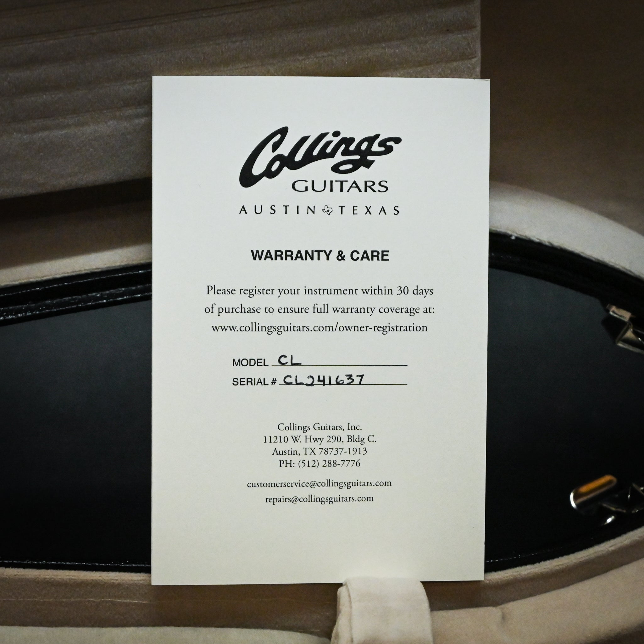 Collings City Limits Electric Guitar - Iced Tea Sunburst 2024 (CL241637)