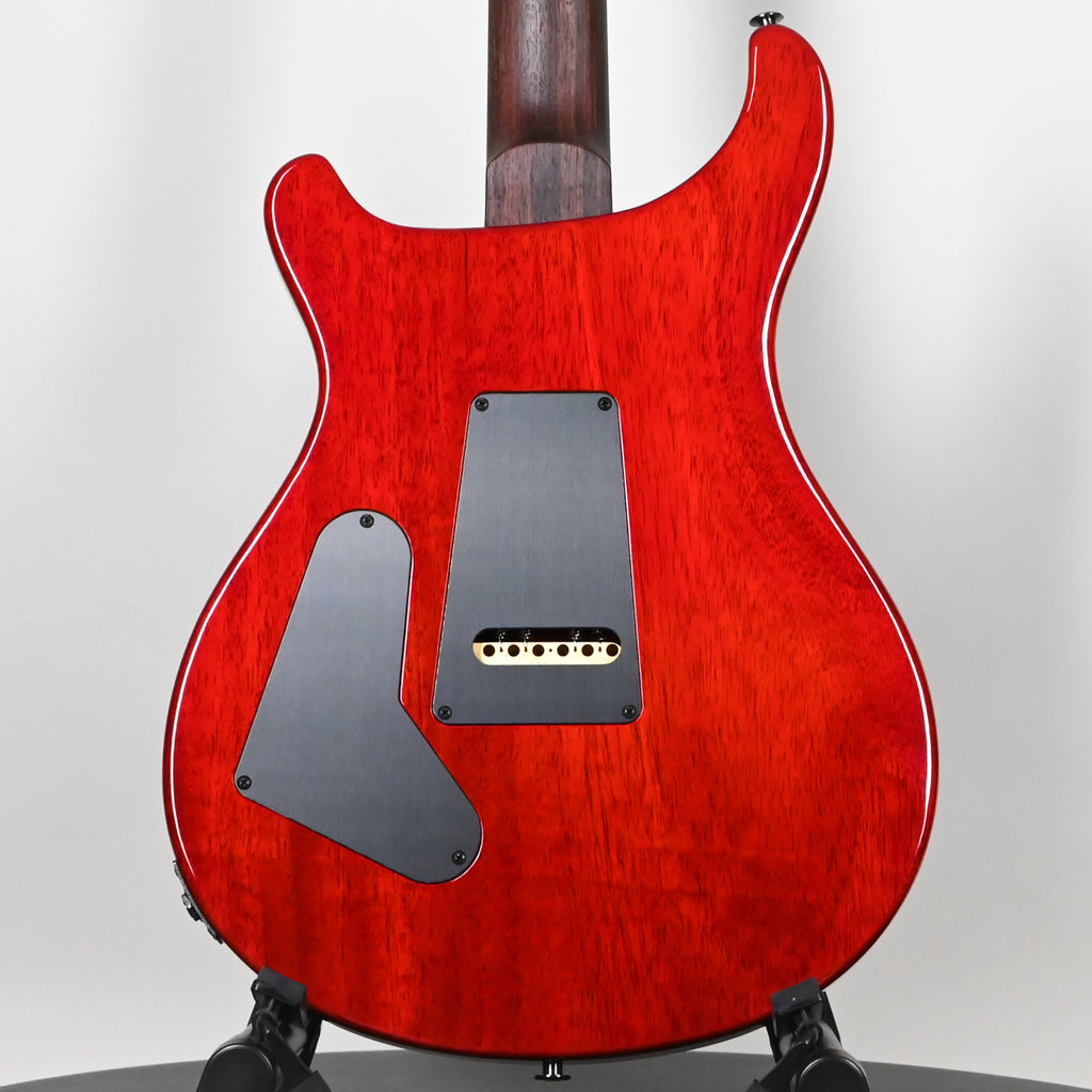 PRS Custom 24 Wood Library w/ 1-Piece Flame 10-Top, Brazilian Rosewood, & DMO Pickups- Charcoal Cherry Burst 2026 (0432984)