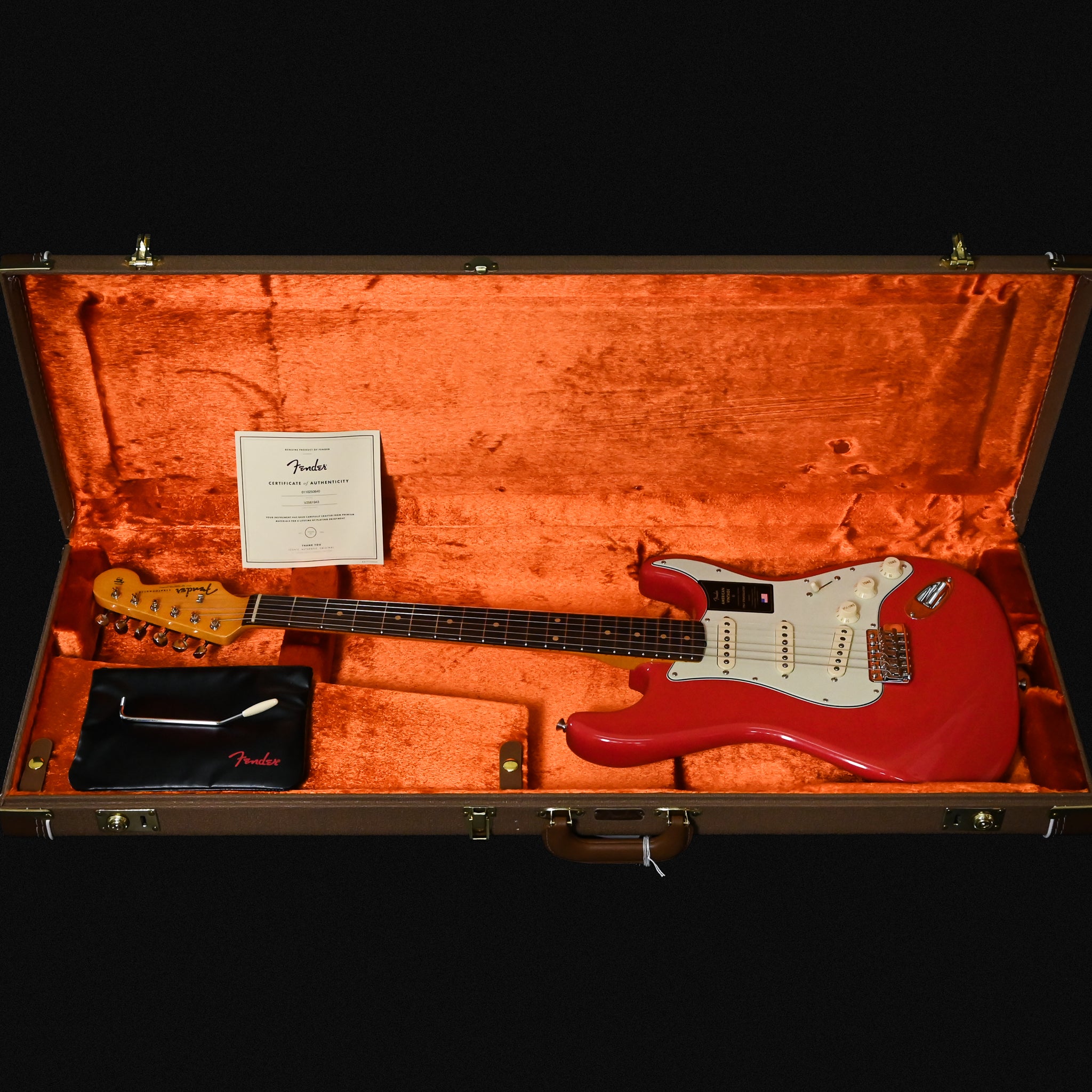 Fender American Vintage II 1961 Stratocaster- Fiesta Red 2025 (V2561943)