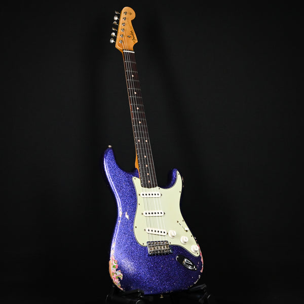 Fender Custom Shop 1962 Stratocaster Heavy Relic Purple Sparkle/ Pink Paisley Josefina Hand Wound Pickups 2024 (R135879)