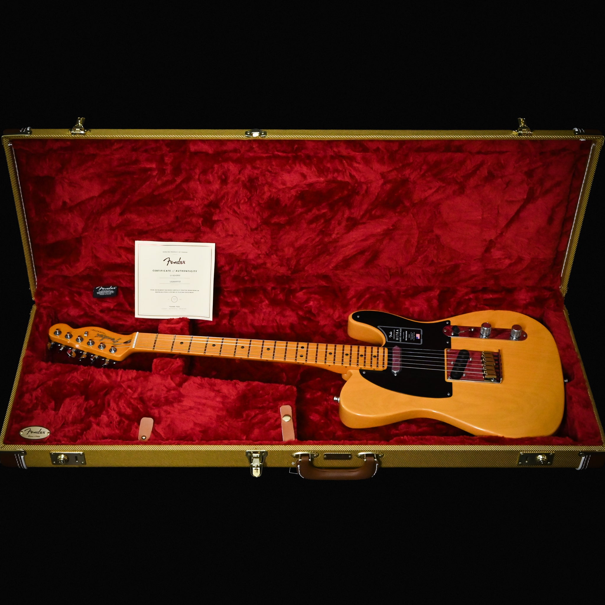 Fender American Ultra Luxe Vintage '50s Telecaster- Butterscotch Blonde 2026 (US26009153)