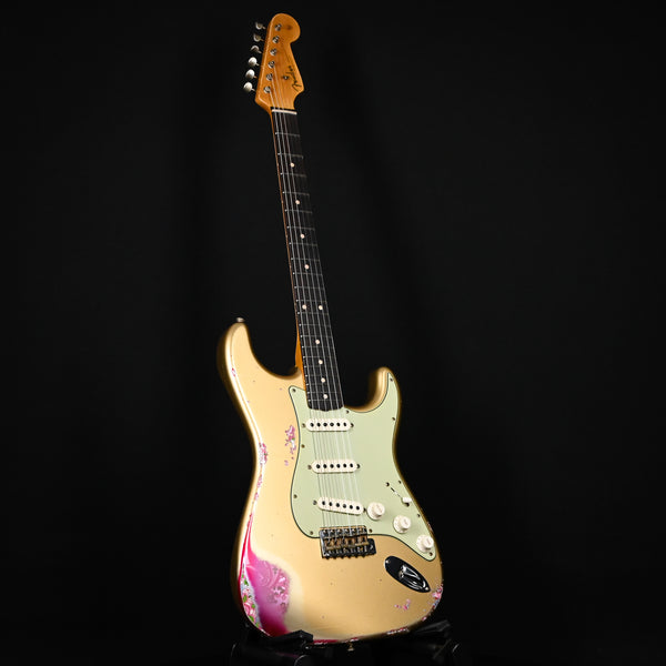 Fender Custom Shop 1962 Stratocaster Heavy Relic Aztec Gold / Pink Paisley Josefina Hand Wound Pickups 2024 (R132759)