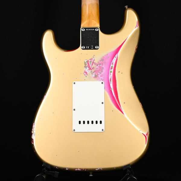 Fender Custom Shop 1962 Stratocaster Heavy Relic Aztec Gold / Pink Paisley Josefina Hand Wound Pickups 2024 (R132759)