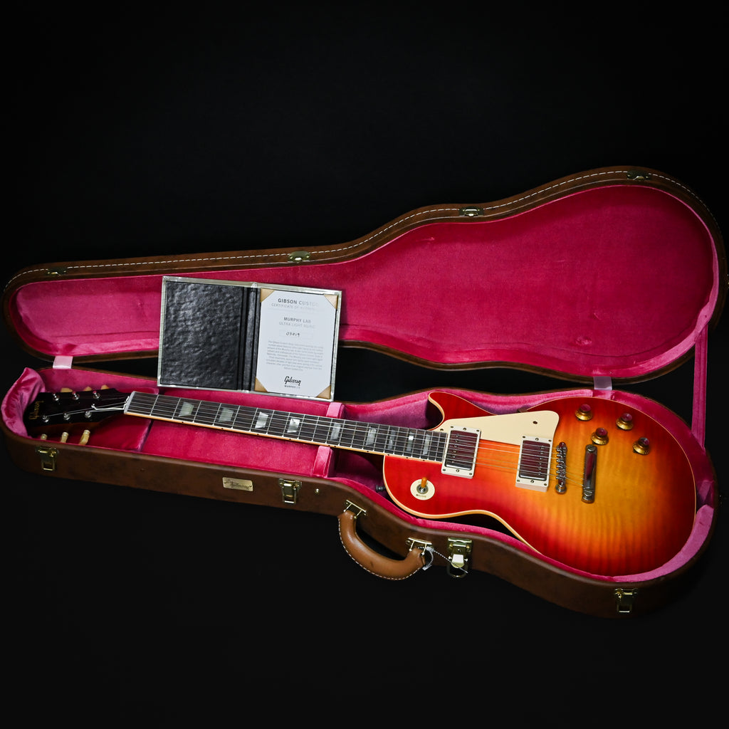 Gibson Custom 1960 Les Paul Standard Reissue Murphy Lab Ultra Light Aged- Wide Tomato Burst (05019)