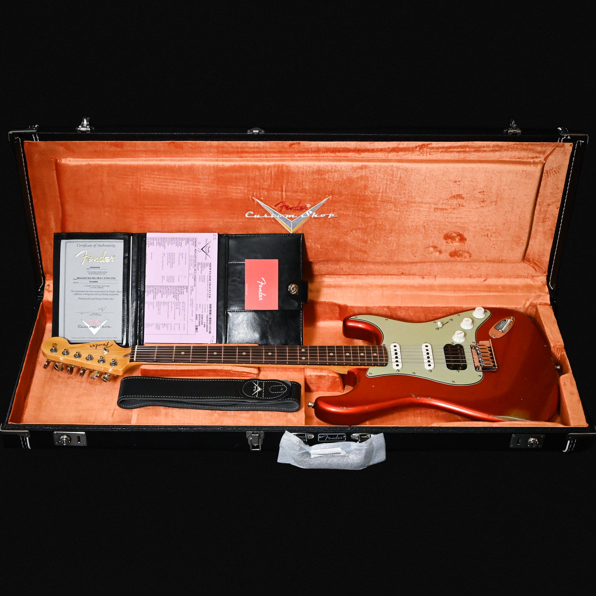 Fender Custom Shop Deluxe Stratocaster w/ Seymour Duncan SH4B Humbucker, Relic/ Closet Classic Hardware- Candy Tangerine 2026 (R148968)