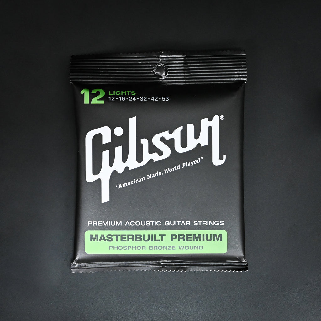 Gibson Masterbuilt Premium Acoustic Guitar Strings 12-53