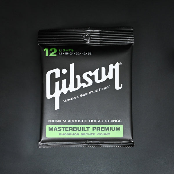 Gibson Masterbuilt Premium Acoustic Guitar Strings 12-53